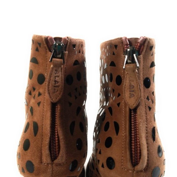 Alaia Women Ankle Geometric Booties Size 35.5 - Picture 8 of 13
